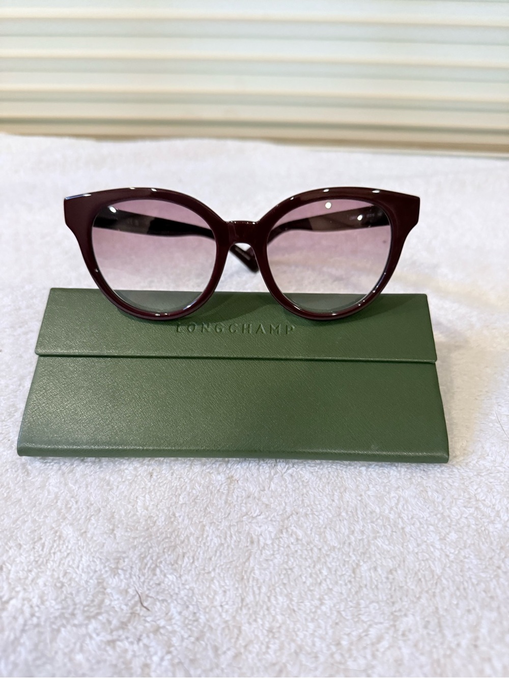Longchamp Plum Cat-Eye Women's Sunglasses